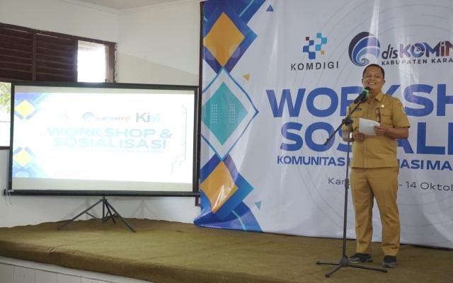 Wujudkan Masyarakat Informatif, Diskominfo Karawang Laksanakan Sosialisasi KIM Desa