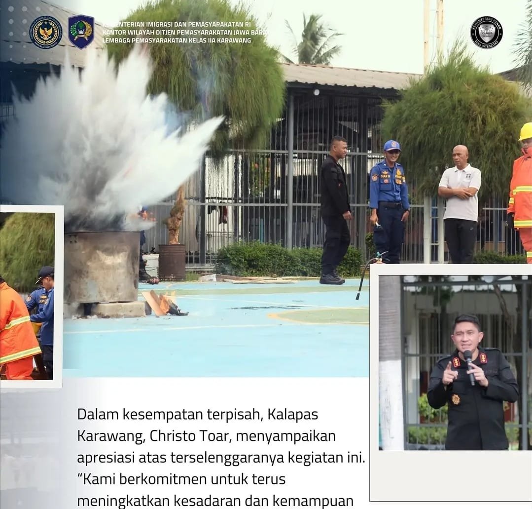 Kepala Lapas Karawang: Sinergi dengan Damkar untuk Tingkatkan Keselamatan