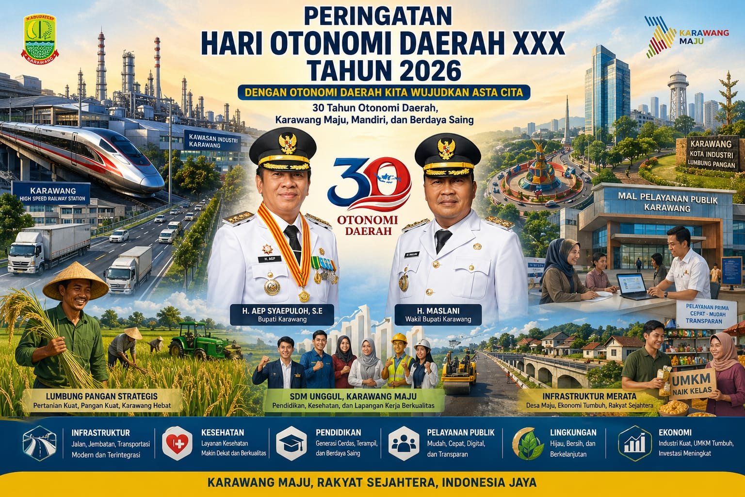 Karawang Diusia 30 Tahun Otonomi Daerah Pinggiran menjadi Pusat Perhatian
