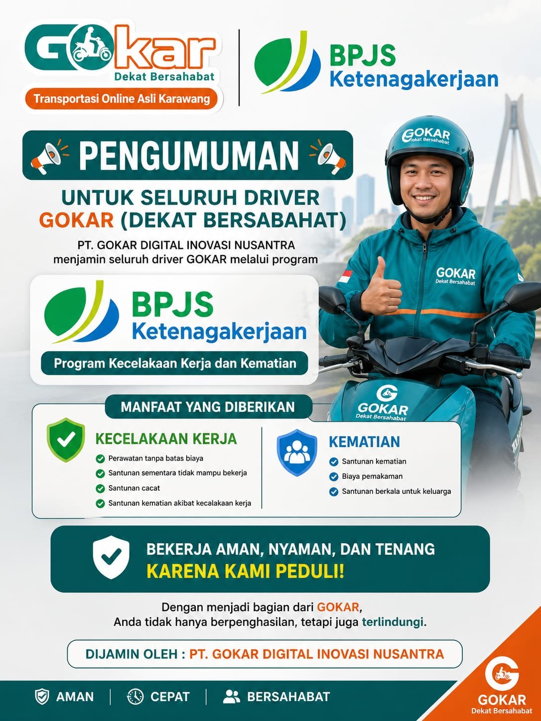 Ratusan Driver Telah Bergabung GOKAR Siap Resmi Beroprasi Dikarawang Mei 2026