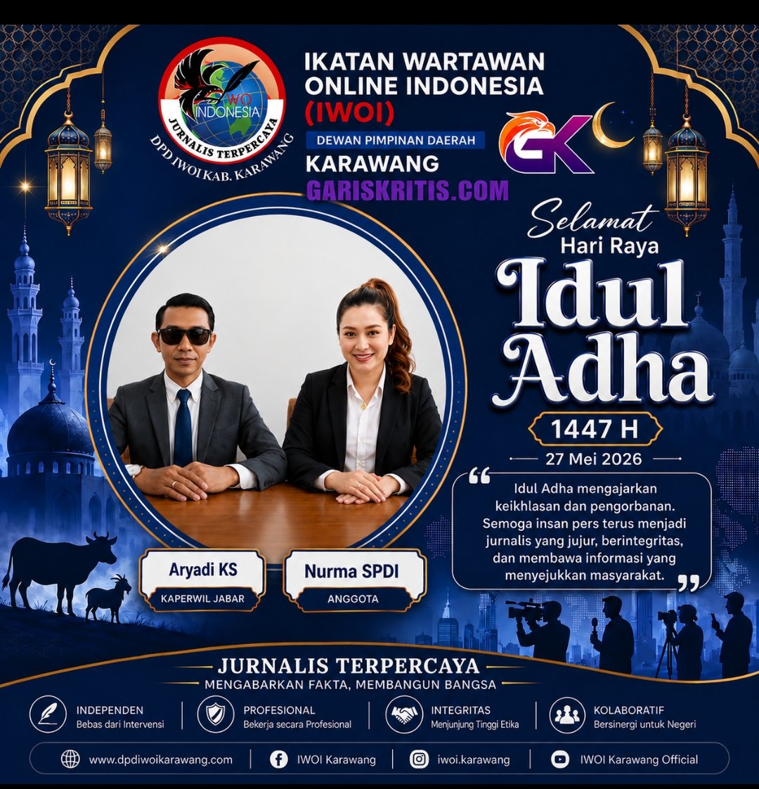 IW0I Karawang dan Gariskritis.com Sampaikan Ucapan Selamat Hari Raya Idul Adha 1447 H