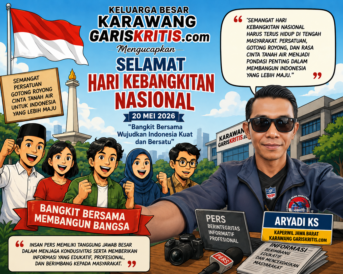 Gariskritis.com Ucapkan Selamat Hari Kebangkitan Nasional 2026