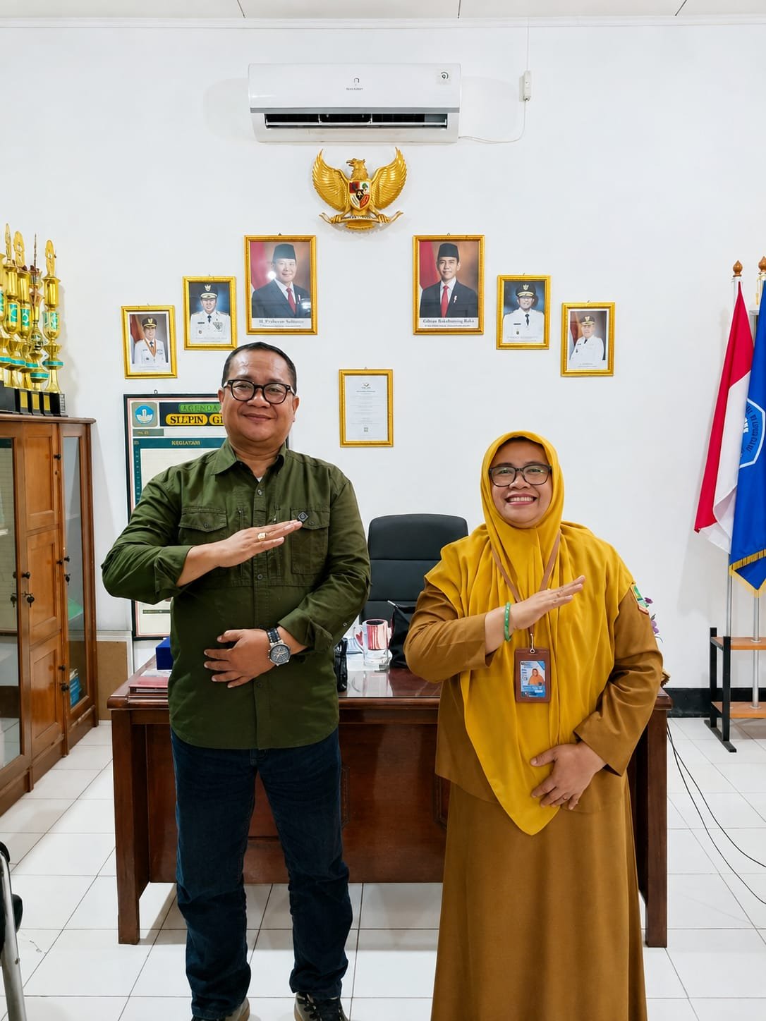 SMPN 1 Karawang Barat dan GOKAR Bahas Potensi Kolaborasi Transportasi