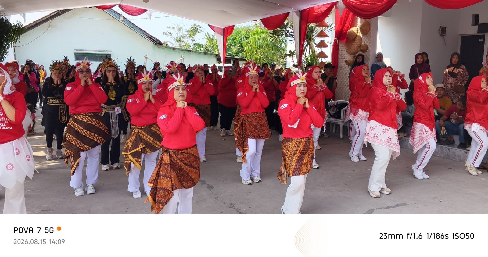 Semarak HUT RI ke-81, Desa Pasirjengkol Gelar Lomba Senam dan Tari Meriah