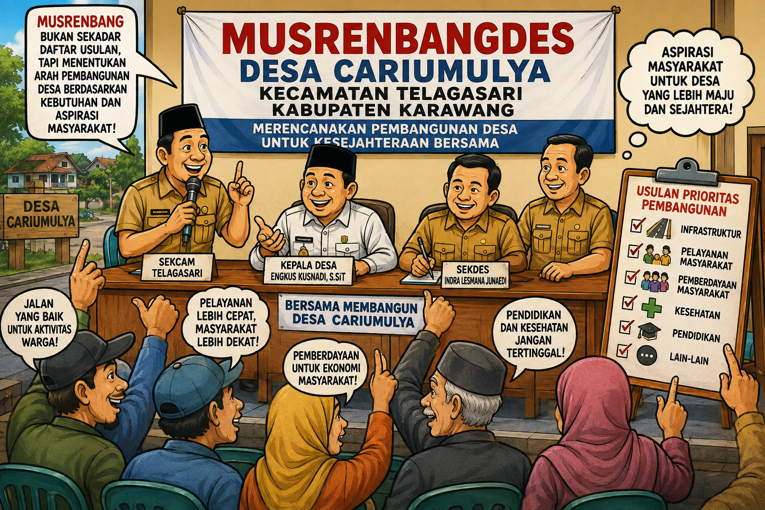 Musrenbangdes Cariumulya Digelar, Aspirasi Warga Jadi Dasar Penentuan Prioritas Pembangunan
