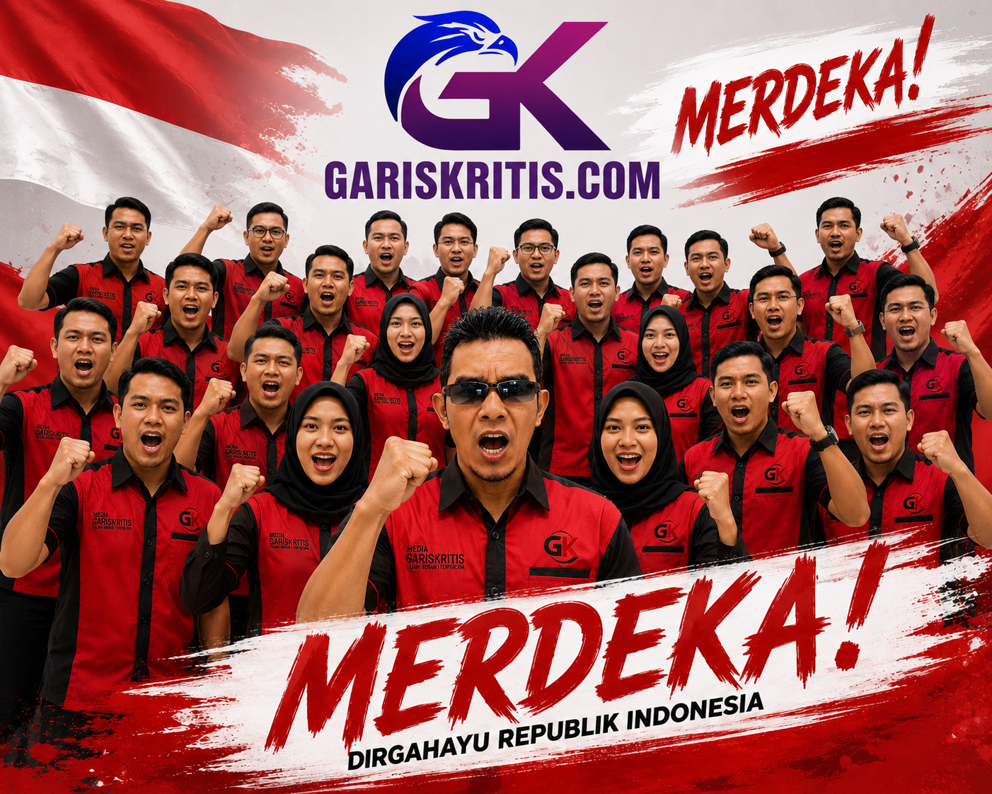 Media Gariskritis Ucapkan Selamat HUT ke-81 Republik Indonesia, Aryadi KS: Momentum Memperkuat Persatuan dan Pengabdian